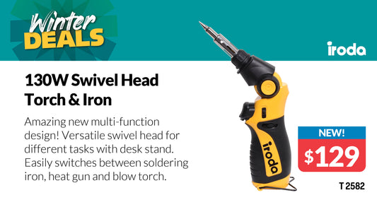 Iroda Pro-15 Professional 130w Gas Soldering Gun T2582