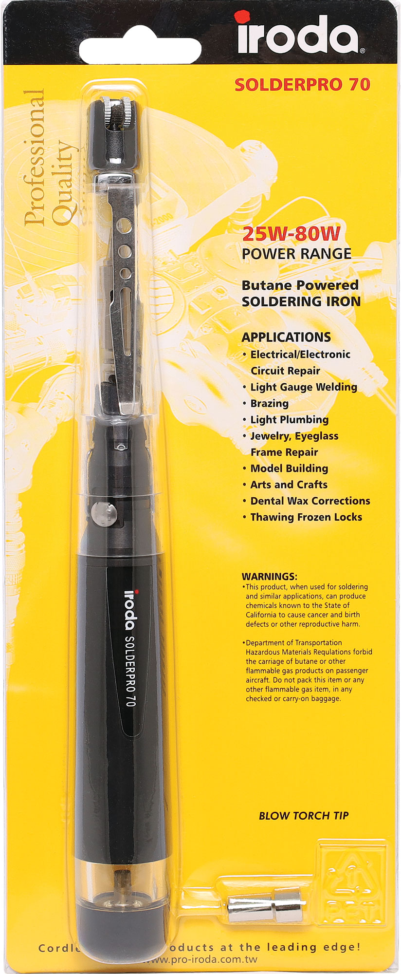 Soldering Iron Solderpro 70 80W Gas T2590