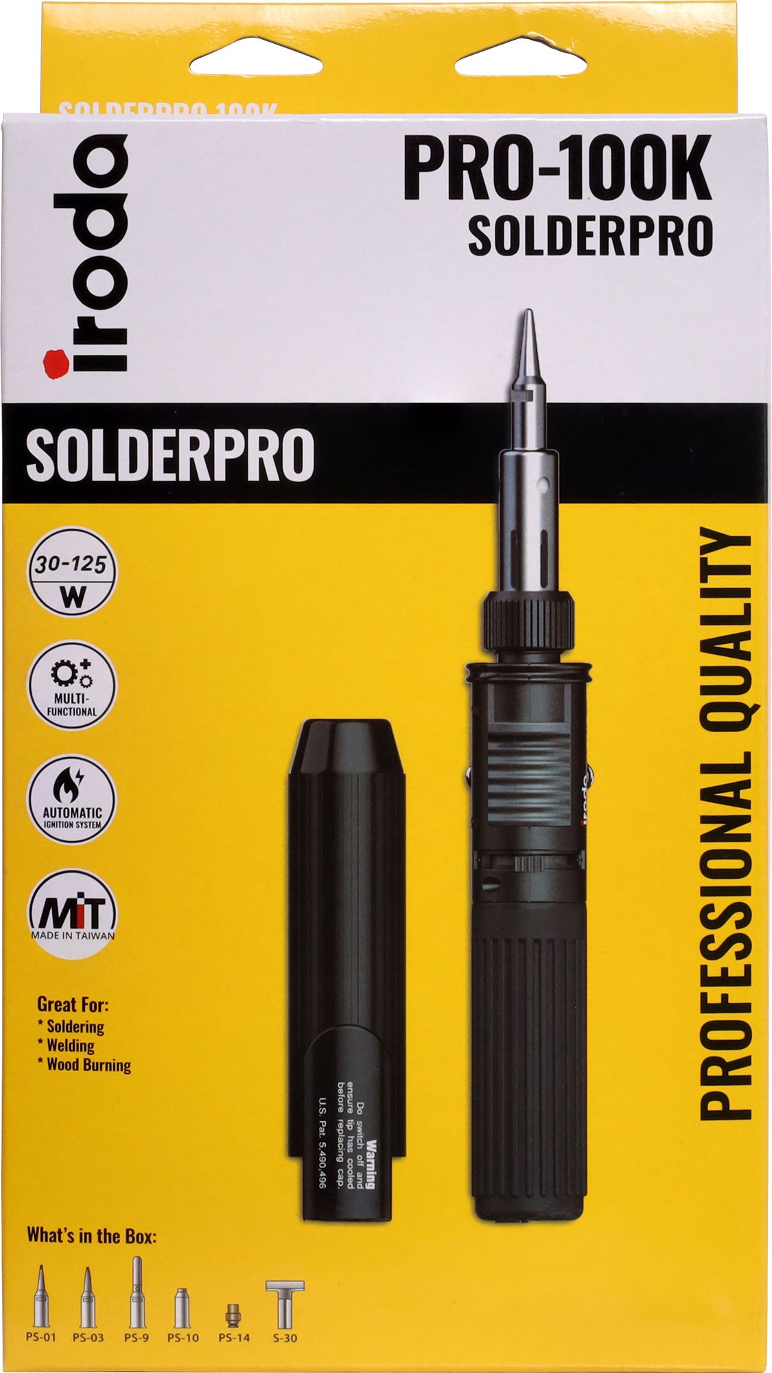 Soldering Iron Solderpro 100 Kit Gas 100W T2599