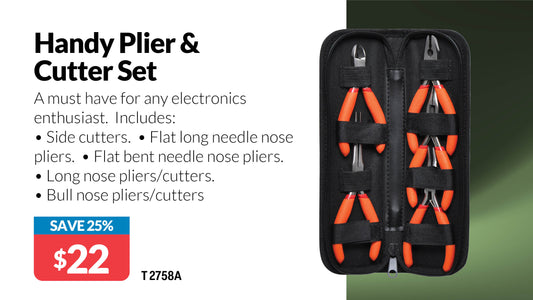 Pliers & Side Cutters Set 4 Piece Circlip / Snap Ring T2785A