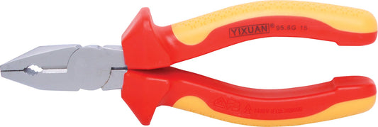 Pliers & Side Cutters 8” Heavy Duty Insulated 1000V Bull Nose Electrical Pliers T2860A