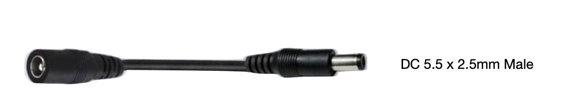 Electric Scooter Charger Adapter Cable DC 5.5x2.5mm Male - A261326005.5