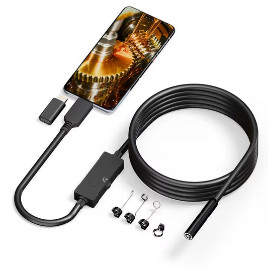 Inspection Camera USB C/Lightg 8mm IP67 8Adj LED  2m Cable TJQ119584892M