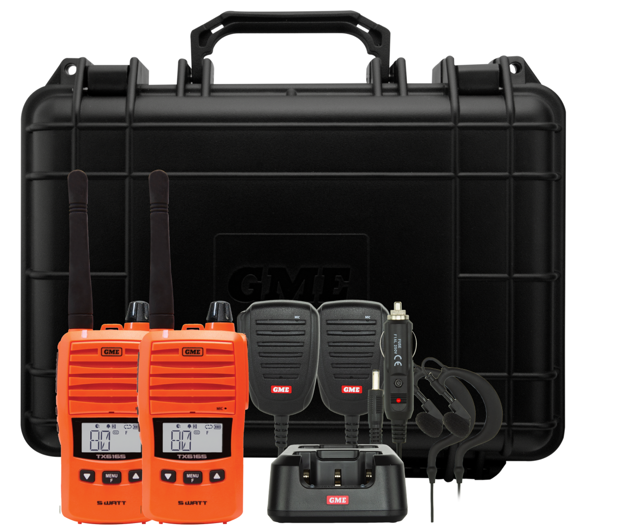 GME UHF 5W Handheld Tradie Pack Orange TX6165OTP