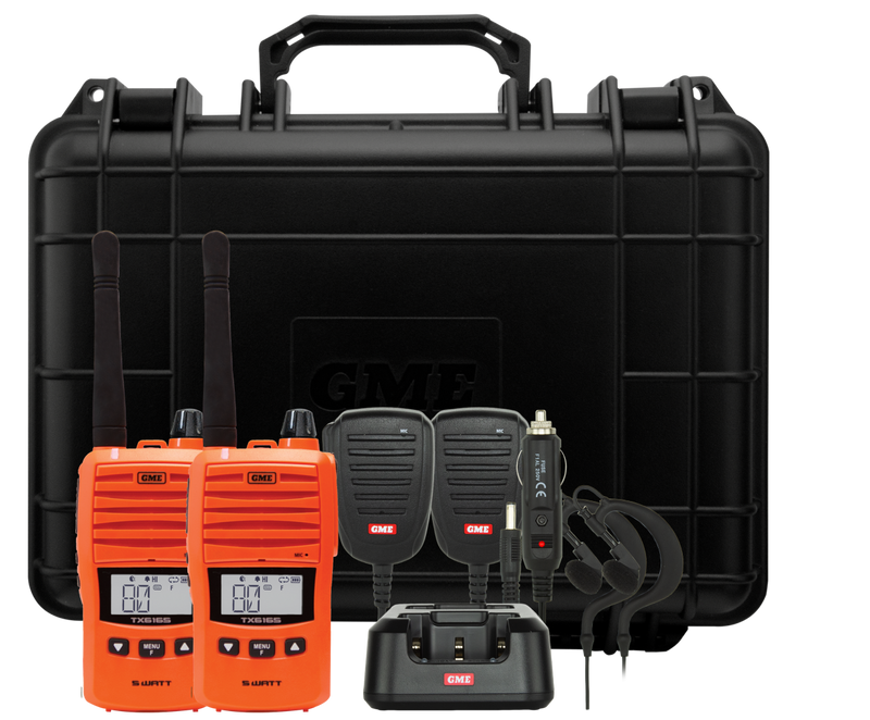 GME UHF 5W Handheld Tradie Pack Orange TX6165OTP