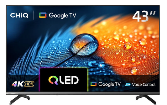 CHIQ 43" 4K QLED Smart Tv Google U43QM10