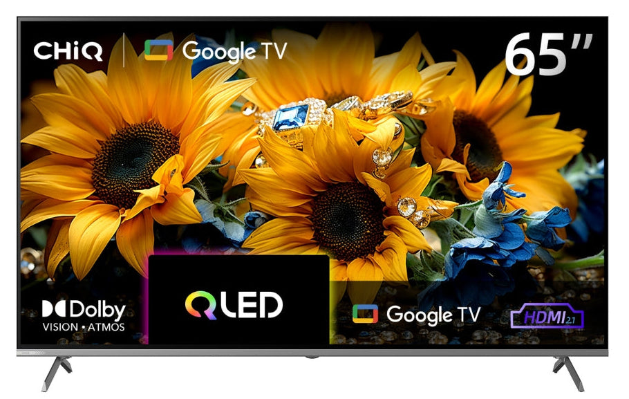 CHIQ 65" 4K QLED Smart Tv Google U65QM10