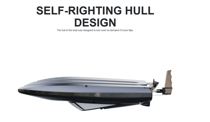 UDI RC Sklater Boat 13in 2.4ghz Black UDI-034BLACK