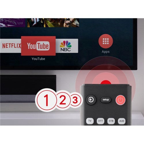 One For All Universal 8 Device Remote Control URC1281
