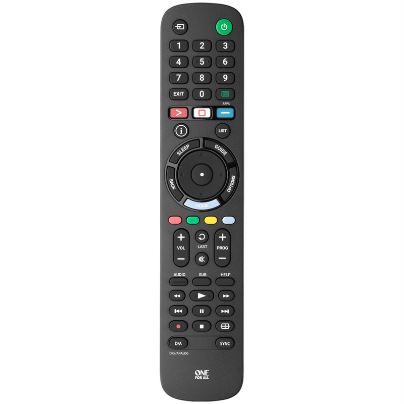 One For All Remote Sony Smart TV URC4912