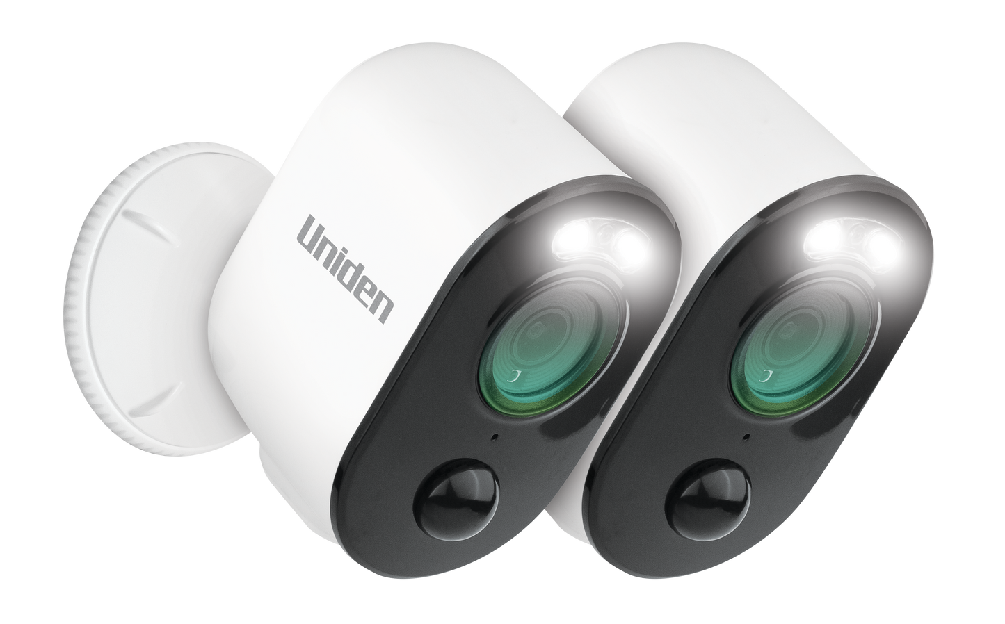 Uniden Wifi Cam 2K LED 2PK APPCAMSOLOPRO2K-2