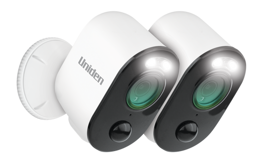 Uniden Wifi Cam 2K LED 2PK APPCAMSOLOPRO2K-2