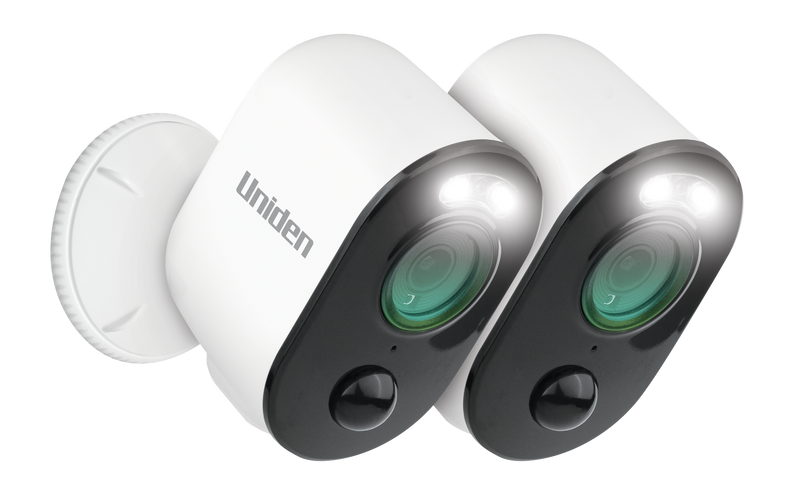 Uniden Wifi Cam 2K LED 2PK APPCAMSOLOPRO2K-2