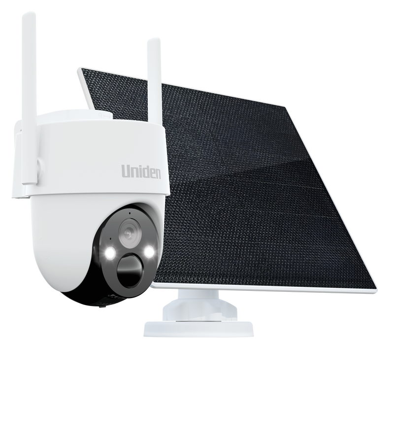 Uniden Wifi Cam 4G 2K Super Hd Spotlight Pan Tilt SOLOX2K4GPTKIT