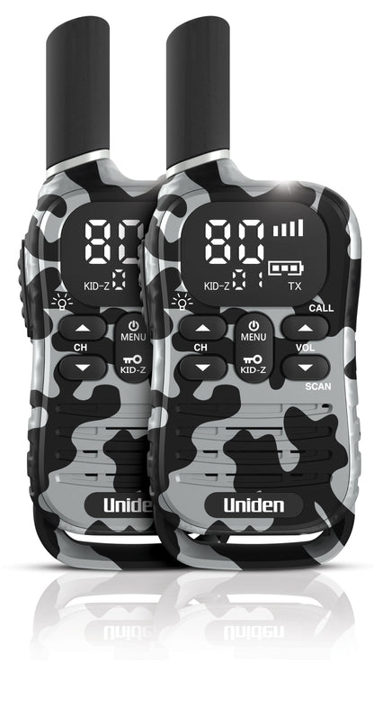 Uniden Uhf Hheld Twin Pk 0.5w Kid Zone Camo UH45-2MAX