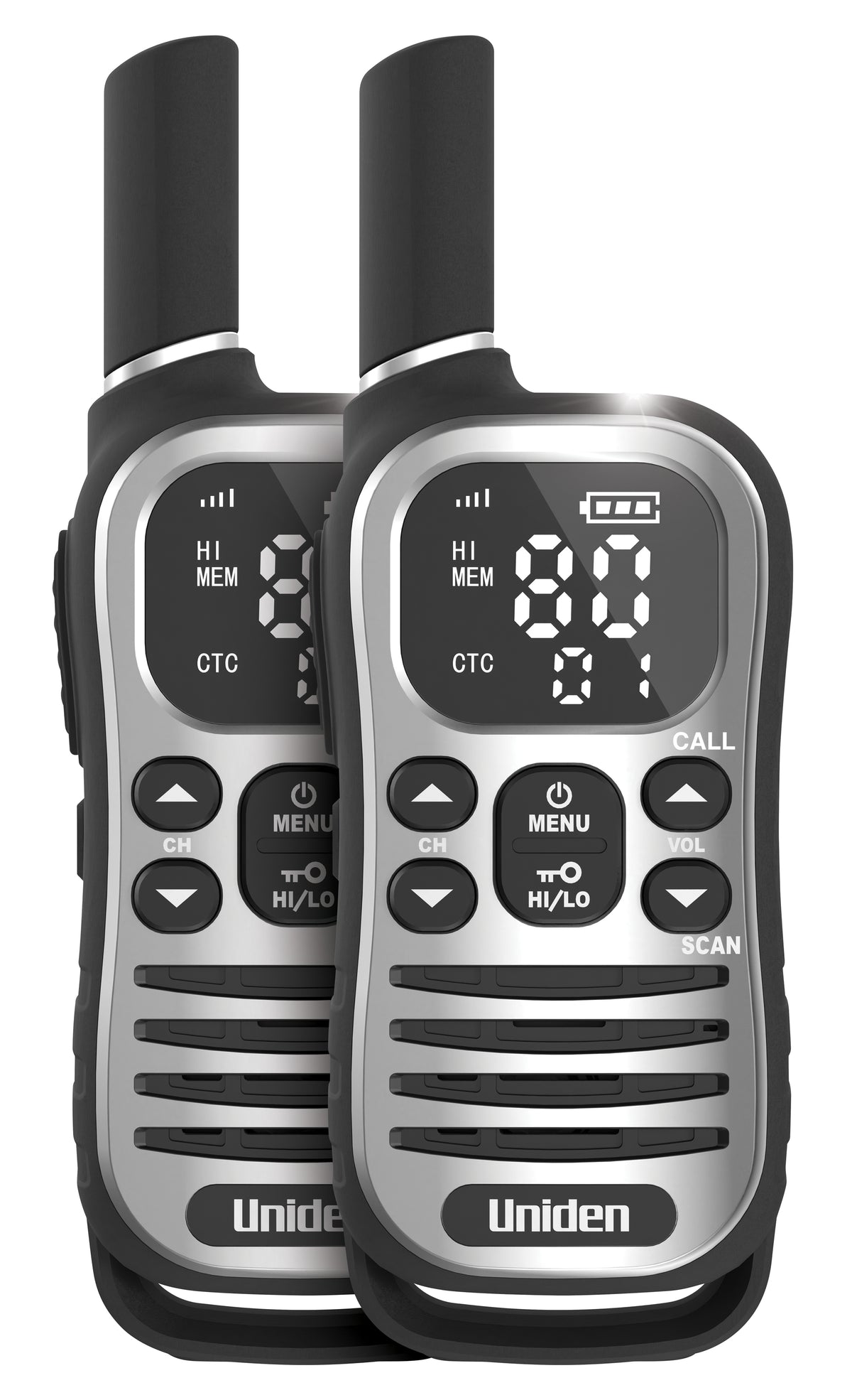 Uniden 80CH UHF 1W Handheld Radio Twin Pack UH610-2MAX