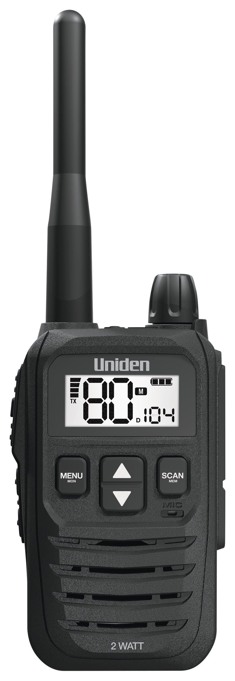 Uniden 80ch 2W Handheld Tradie 2pk UH825-2TP