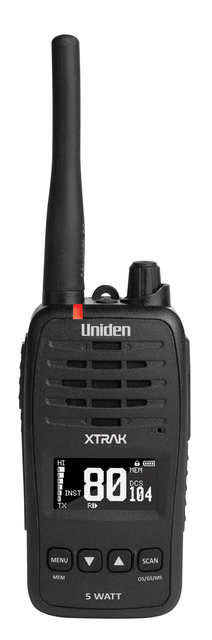 Uniden UHF 5W XTRAK HandHeld Radio Tradie Pack XTRAK50-2TP