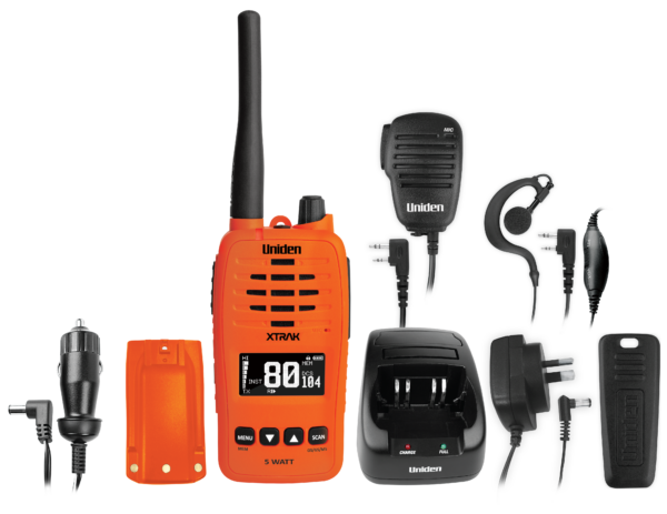 Uniden Xtrak Uhf Handheld 80ch + Access Kit XTRAK50-O