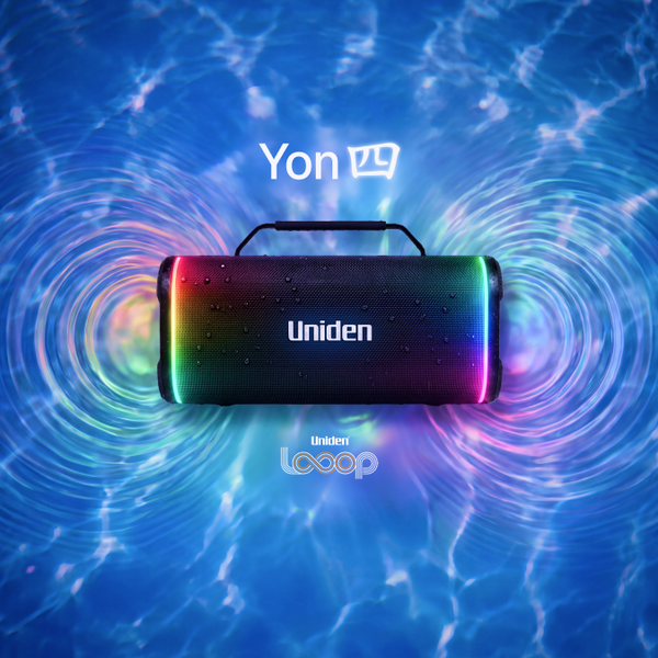 Uniden Portable Bluetooth Speaker 100w Ip67 12 Hours LOOOPYON