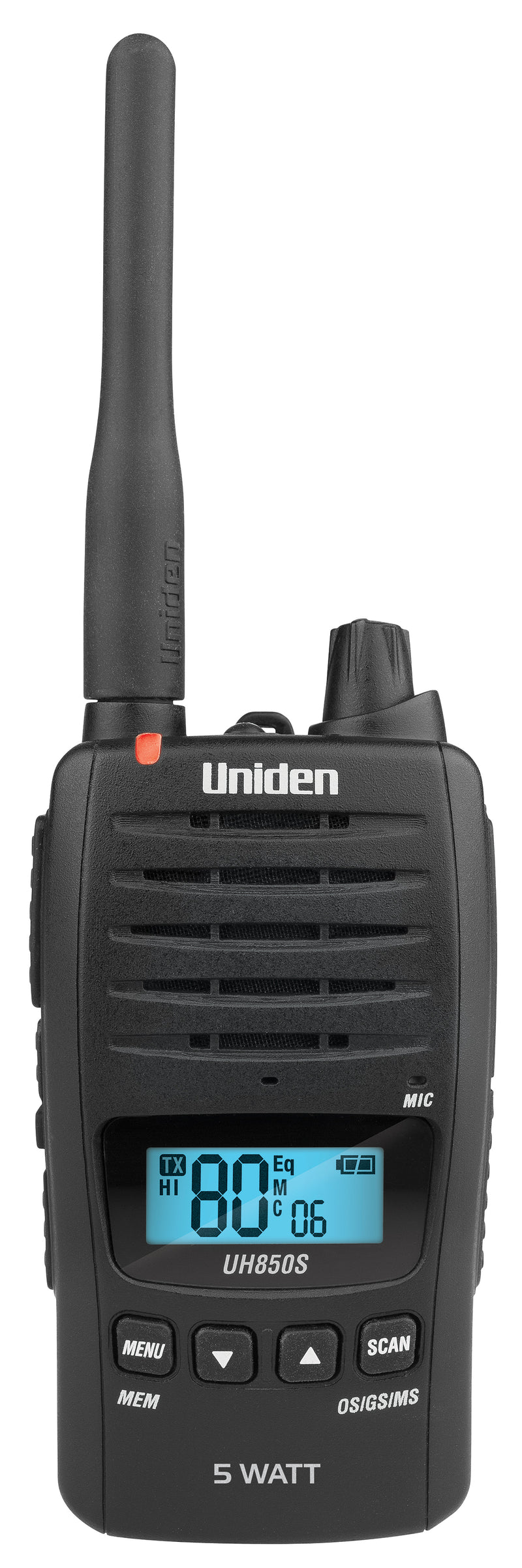 UNIDEN 5 Watt Waterproof Handheld UHF UH850S