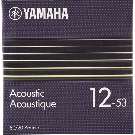 Yamaha 80/20 Bronze Acoustic Guitar Strings Light VGU6560 GSA12