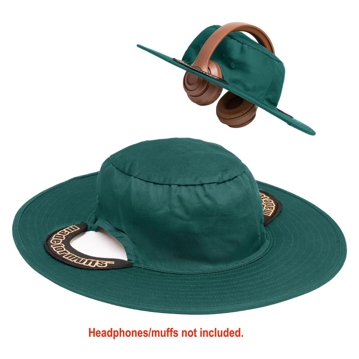 Made For Muffs Brim Hat Green Small MFMGS