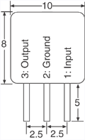 Crystals Resonators 3.58MHz 3 Pin Ceramic Resonator V1613