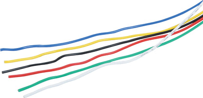 Protoyping Parts Solid Core 0.5mm 6 Colour Hobby Wire Pack W2430