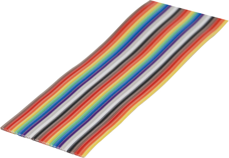 Ribbon Cable 10 Wire Rainbow Ribbon Cable W2510