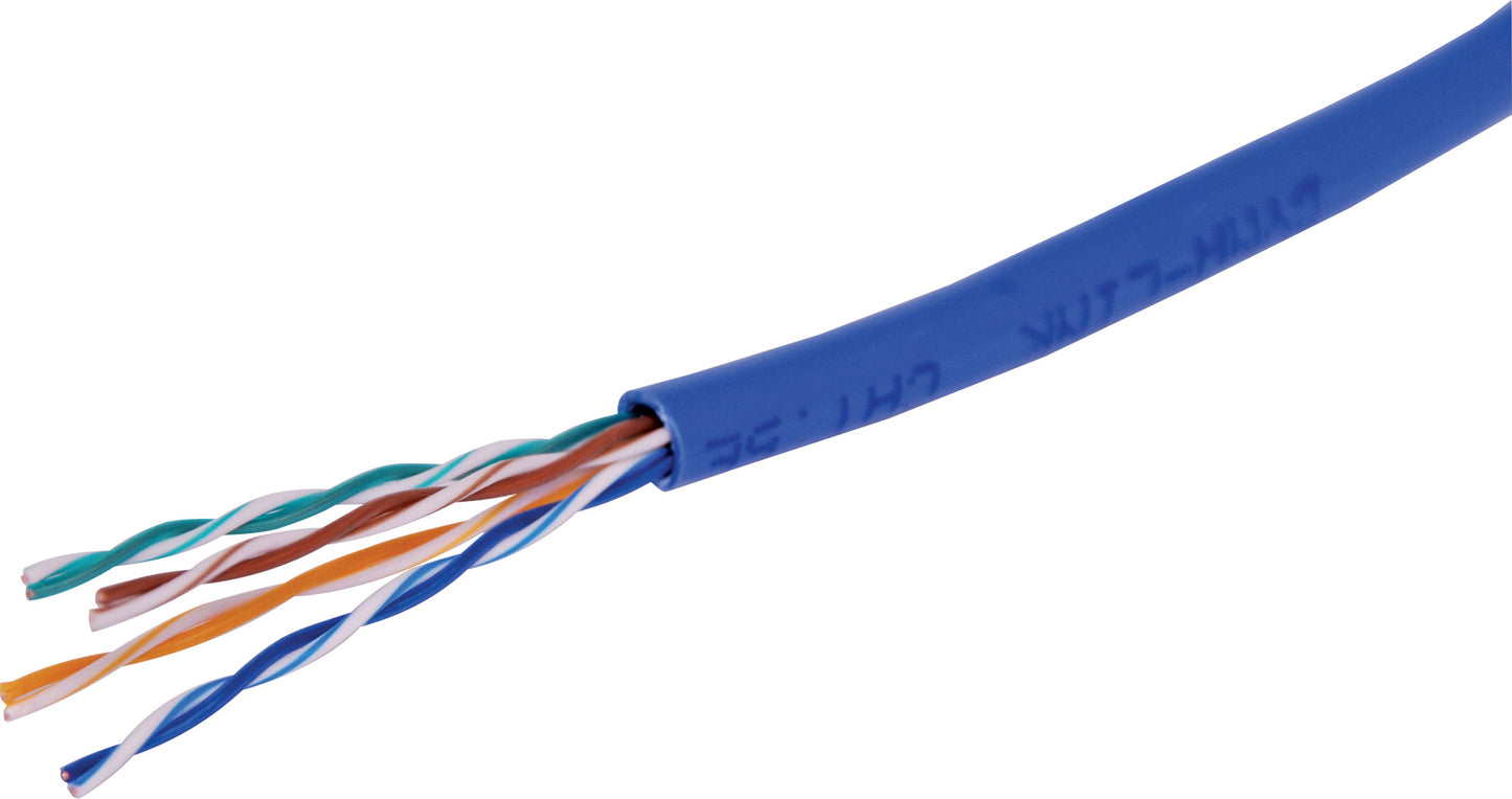 Ethernet Data Cable Blue Cat5e UTP Sold by the Meter W2759