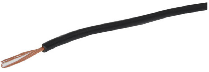 Audio Shielded Cable 1 Core Black- Sold per metre W3010