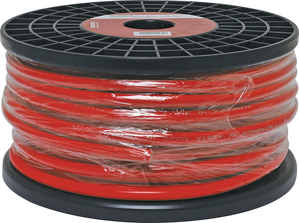 6AWG 120A Red Power Cable 30m Roll W4221A