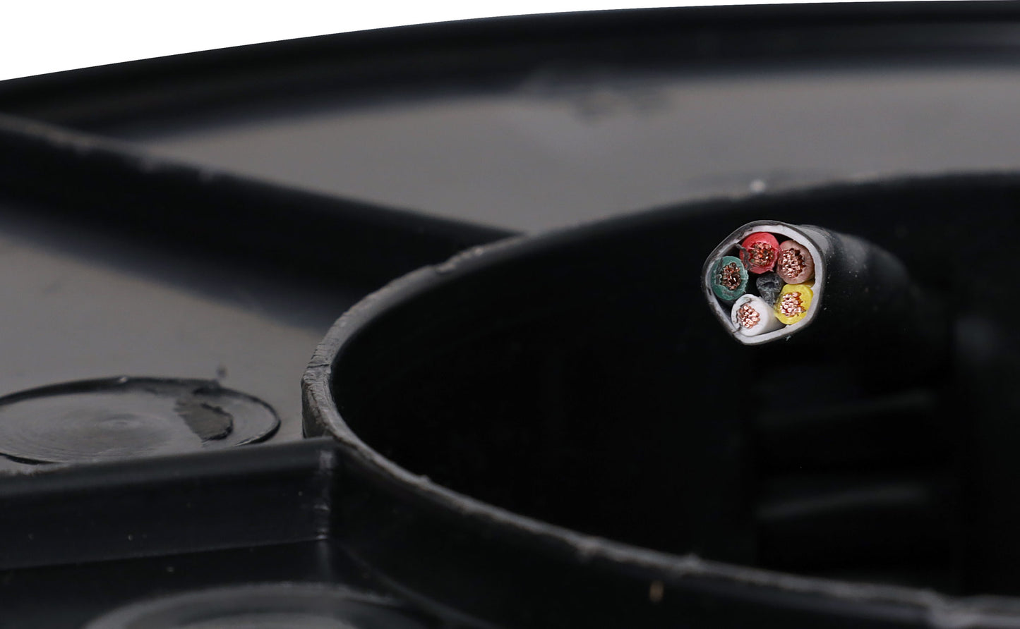 Power Cable 16.5AWG 5 Core Trailer Cable Black Sold by the Meter W4221