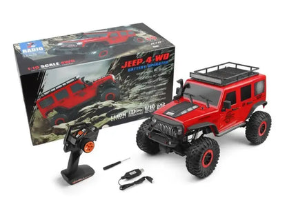 WL Crawler Jeep Style 1:10 4wd 7.4v Li-ion Battery Wl104311
