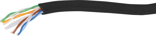 Data Cable Cat6 U/UTP LAN Data Cable Black Sold by the Meter WR7135