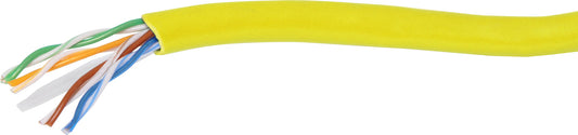 Data Cable Cat6 U/UTP LAN Data Cable Yellow Sold by the Meter WR7137