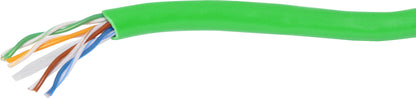 Data Cable Cat6 U/UTP LAN Data Cable Green Sold by the Meter WR7139
