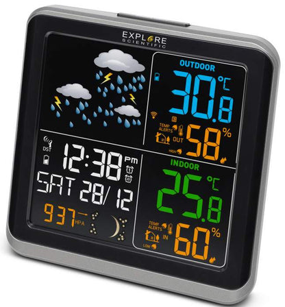 Explore Scientific Weather Station Wide View Colour WSH4008C