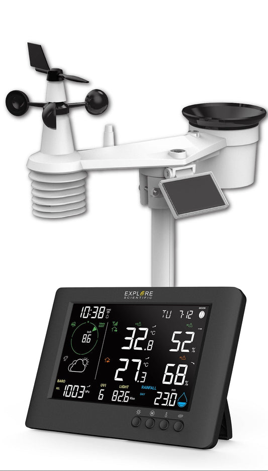 Explore Scientific Weather Station Wi Fi 7 In 1 Sensor WSX3000