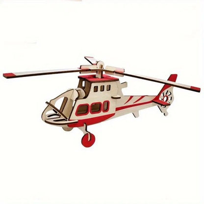 Wooden Kit - 3D Wooden Helicopter WU5244030