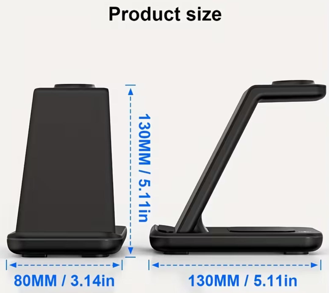 Wireless Charging Stand Foldable 18w 3in1 Ph/Watch/Ebuds TYN5001076B