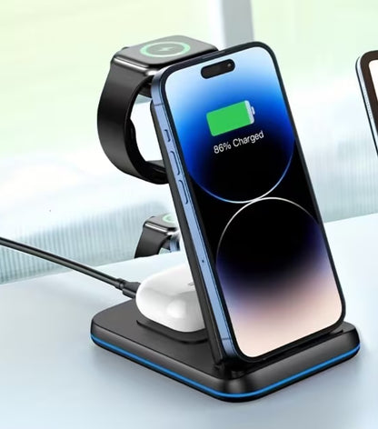 Wireless Charging Stand Foldable 18w 3in1 Ph/Watch/Ebuds TYN5001076B