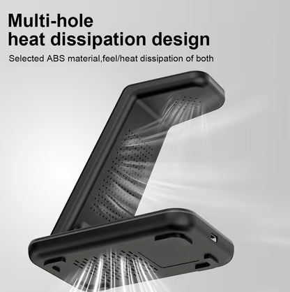 Wireless Charging Stand Foldable 18w 3in1 Ph/Watch/Ebuds TYN5001076B