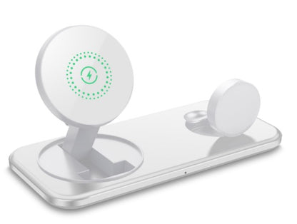 Wireless Charging Stand Magnetic Foldable Phone Watch Earbuds TD2325AW