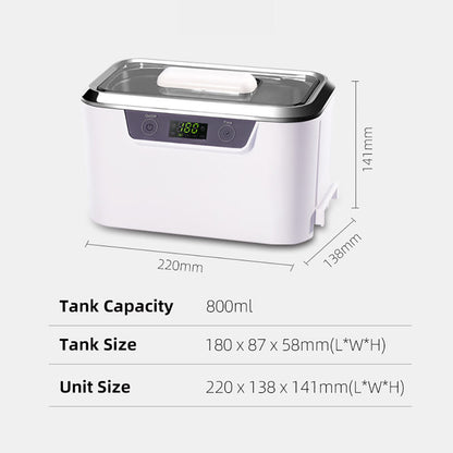 Ultrasonic Cleaner 60W Deluxe Digital Display X0103A