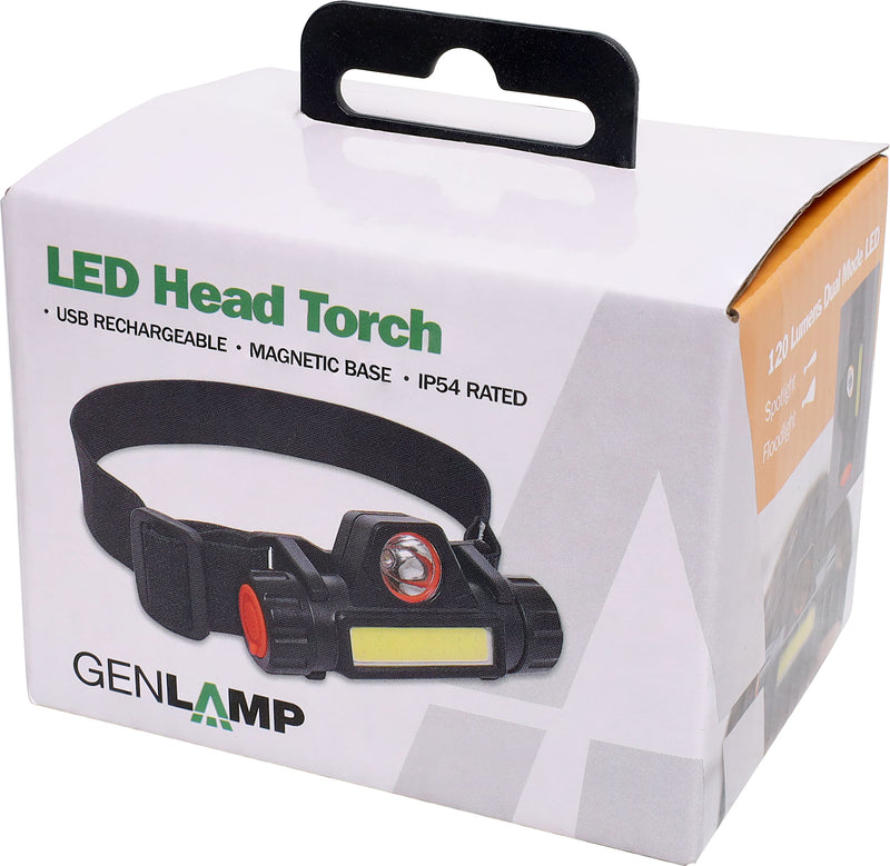 LED Headband Torch 120 Lumen X0203