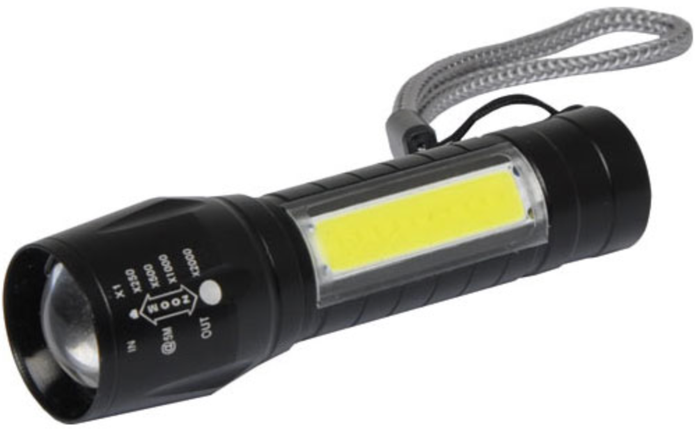 Torch And Lantern Hand Held 3W LED USB X0209B