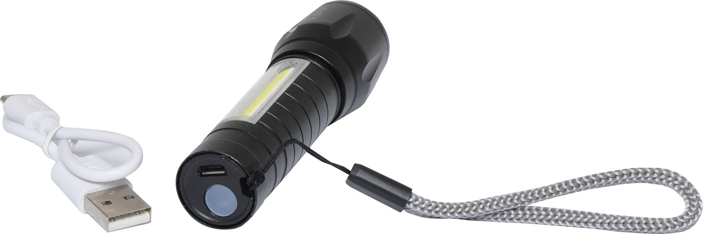 Torch And Lantern Hand Held 3W LED USB X0209B