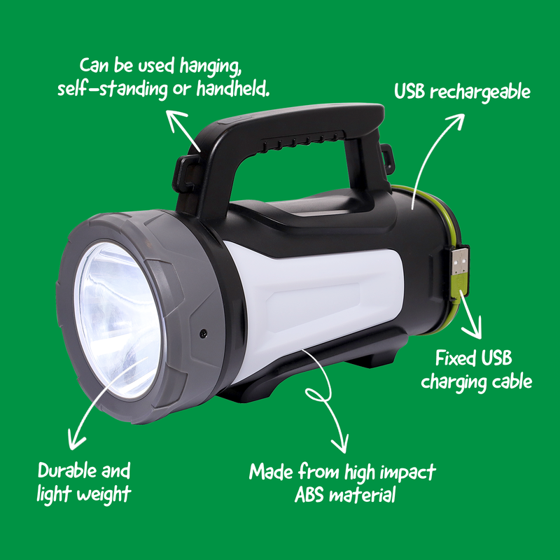 Torch & USB Battery Bank High Power X0213